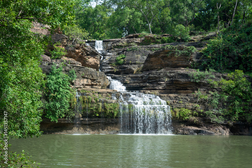 The Pandav Falls is a waterfall in the Panna district in the Indian state of Madhya Pradesh
