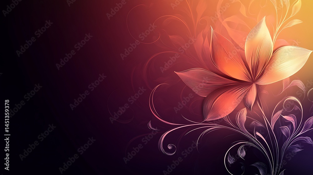 Floral background illustration Floral background illustration