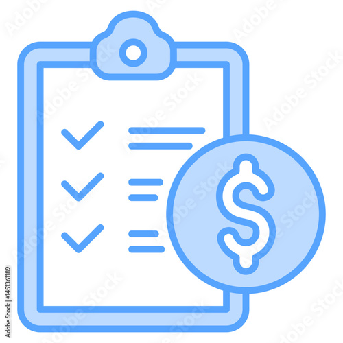 Tasks Blue Icon 