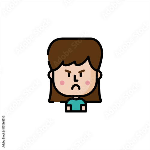 funny cartoon casual man