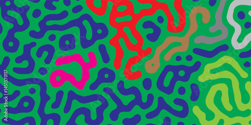 abstract turing pattern background. This illustration is designed to make a smooth seamless pattern if you duplicate it vertically and horizontally to cover more space. Futuristic technology concept.
