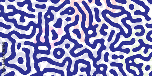 abstract turing pattern background. This illustration is designed to make a smooth seamless pattern if you duplicate it vertically and horizontally to cover more space. Futuristic technology concept.