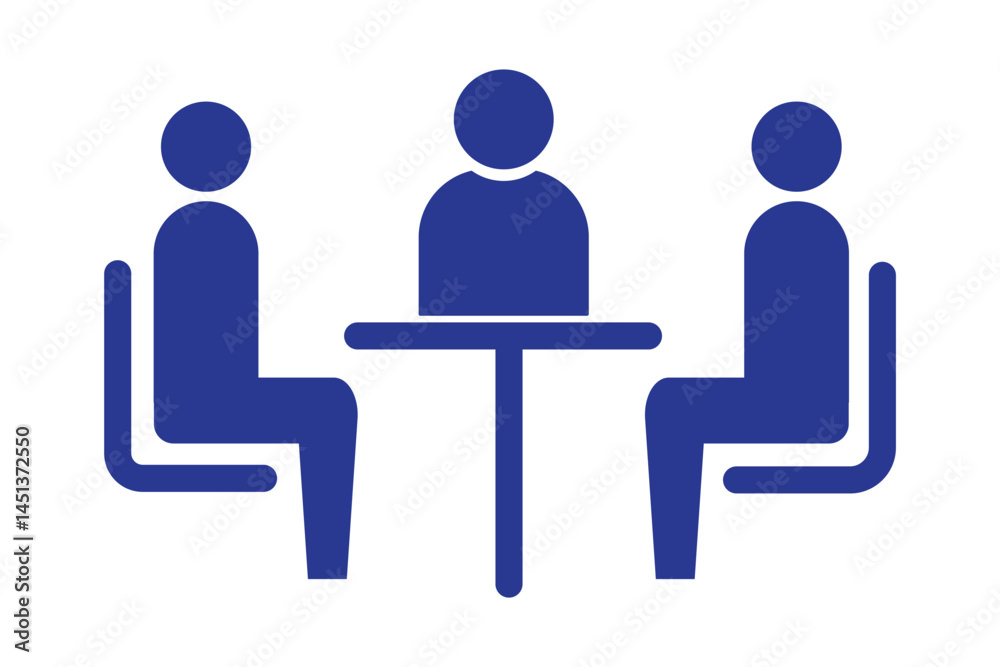 Office Meeting icon line vector illustration. Office Meeting icon line vector illustration.