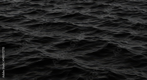Dark Ocean Water Surface Rippling Abstractly