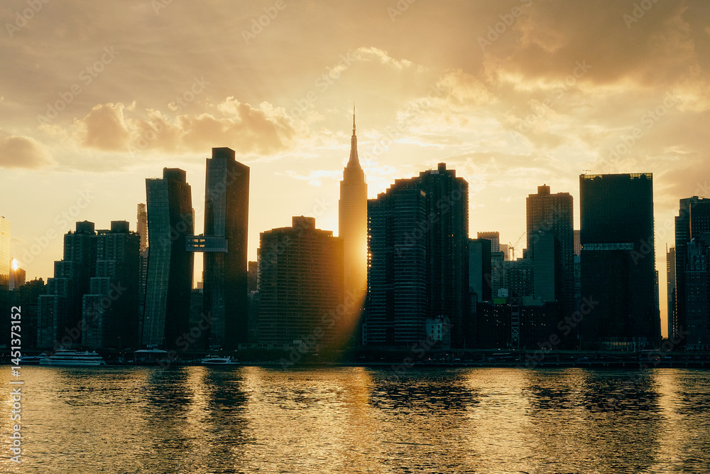 Obraz premium new york city skyline