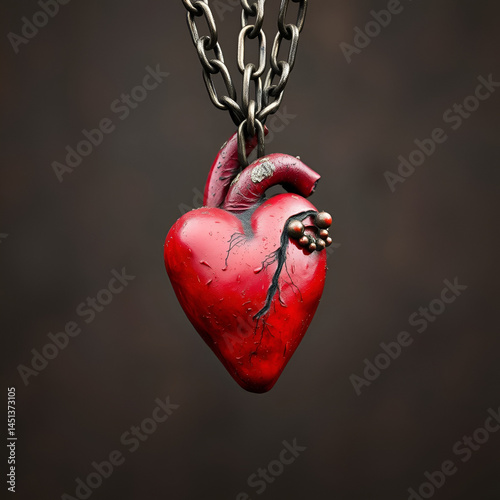 heart and chain