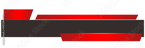 Free Download Modern lower third with dynamic red  and  dark black shape overlay - GFXLoad
