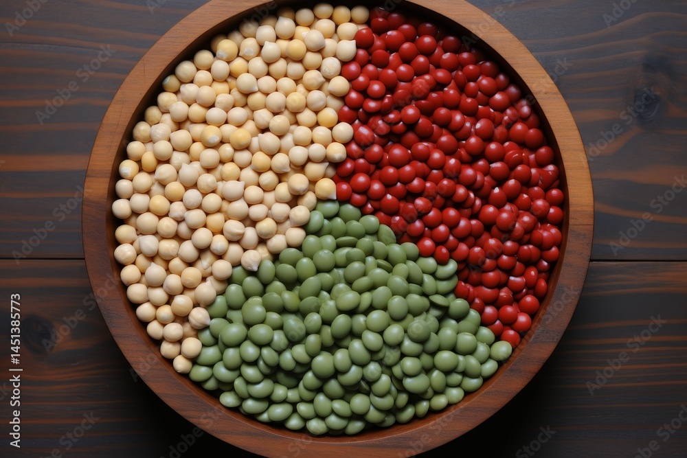 Fototapeta premium Exploring the nutritional benefits and culinary uses of various bean products in everyday cooking