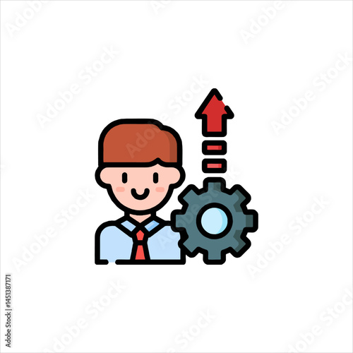 funny cartoon businessman