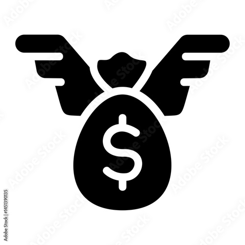 Financial freedom Solid Icon