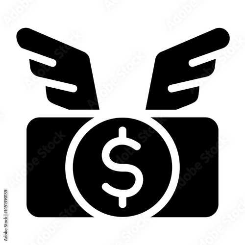 Financial freedom Solid Icon