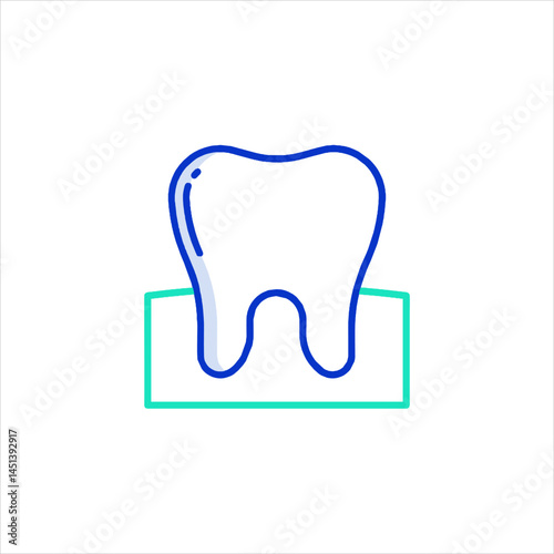 vector tooth icon