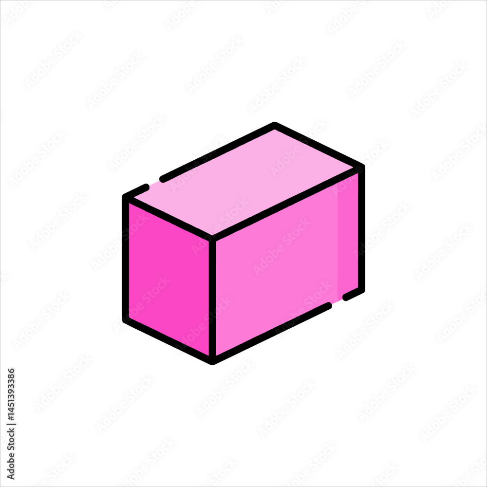 pink cube on white background pink cube on white background