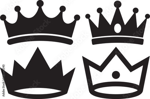 royal crown vector