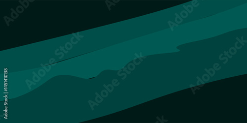 Dark Green vector backdrop with bent lines. Bright illustration with gradient circular arcs. Template for cellphones.
