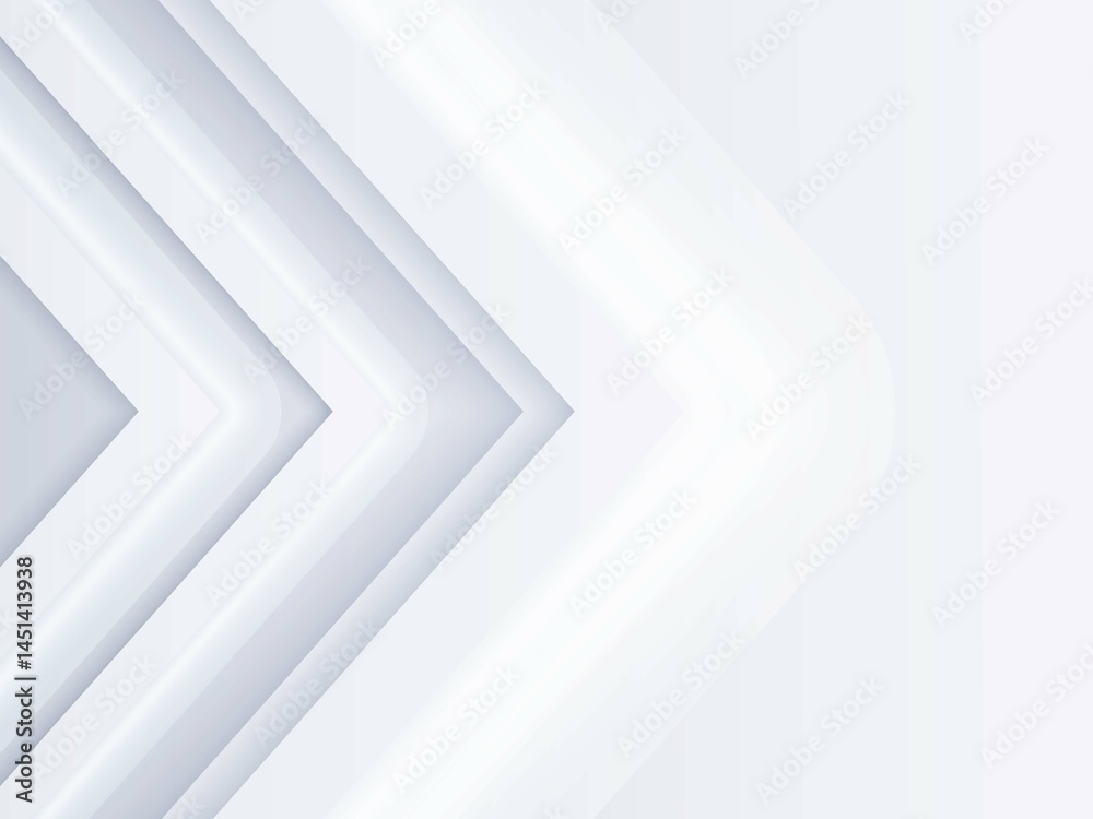 Obraz premium White geometric arrow backgrounds vector