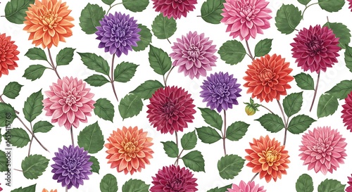 Dahlia Dreamscape AI Generated