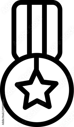 Star Symbol Business Awards Trophy Icon Design