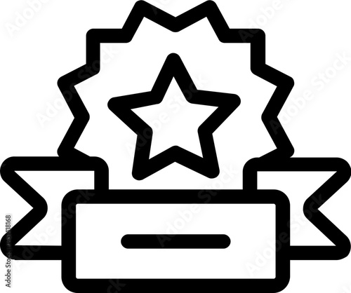 Star winner creative round podium Vector Icon