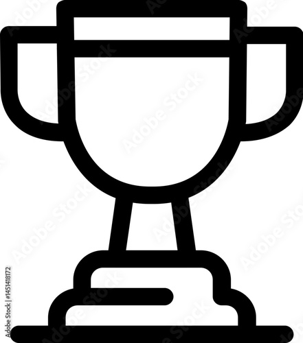 Winning Reward Trophy Symbol Icon