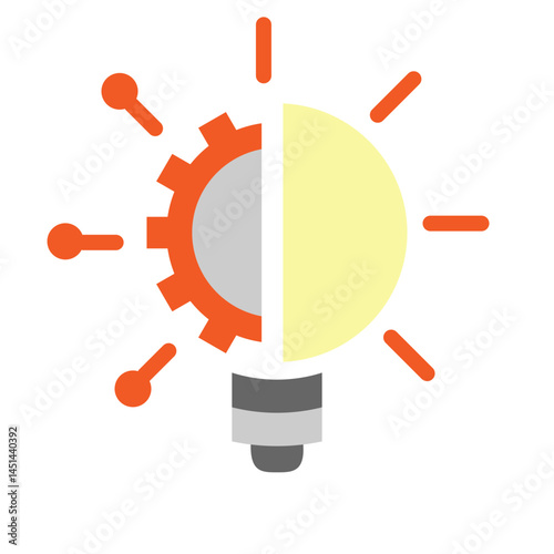 Innovation Hub Vector Flat Icon Design