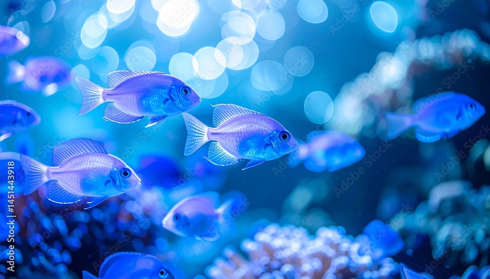 Obraz premium 美しい海の中の魚