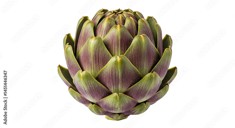 Single Artichoke Vegetable, Green Purple, Fresh, Edible, Healthy, Food, Diet, Cuisine, Mediterranean Single Artichoke Vegetable, Green Purple, Fresh, Edible, Healthy, Food, Diet, Cuisine, Mediterranean