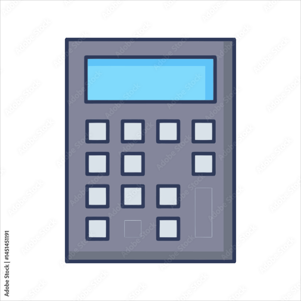 calculator isolated on white background calculator isolated on white background