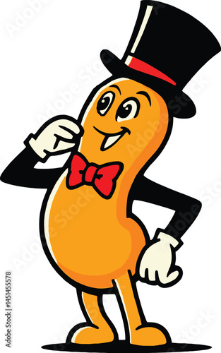 Mascot of cute character. magician, magic