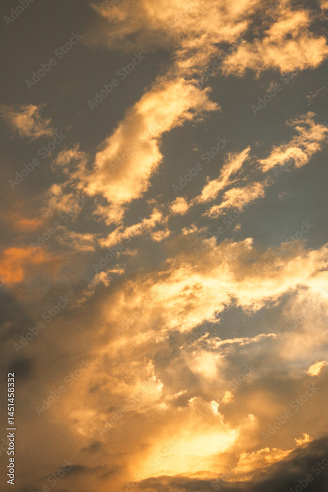 custom made wallpaper toronto digitalDramatic Sunset Clouds in the Sky