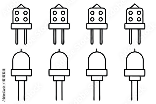Diodes Function Explained Line art