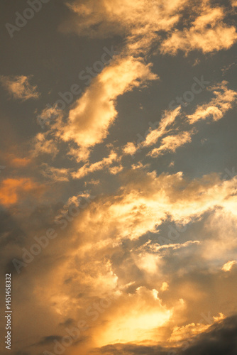 Wallpaper Mural Dramatic Sunset Clouds in the Sky Torontodigital.ca