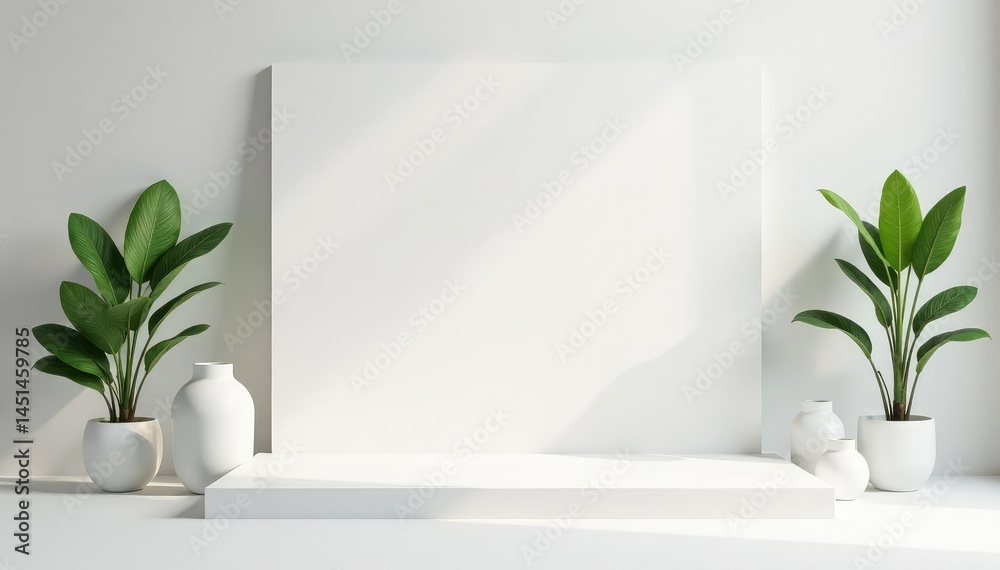 Clean, minimalist white backdrop for product display, space, still life, white background Clean, minimalist white backdrop for product display, space, still life, white background