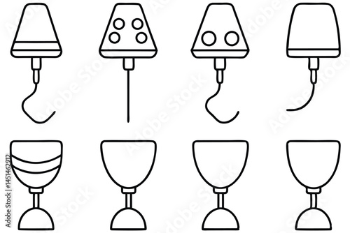 Doppler ultrasound Medical Evaluation Line art