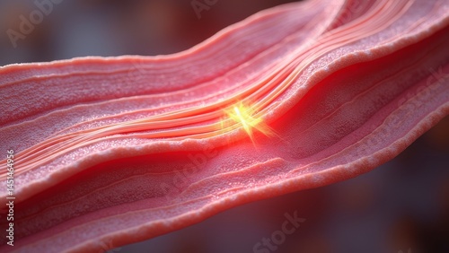 Medical images of microscopic blood vessels photo
