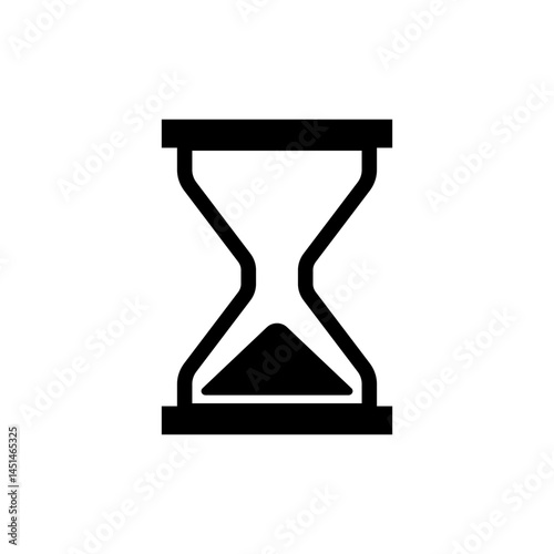hourglass Icon Isolated On White Background. hourglass Symbol Modern Simple Vector For Web Site Or Mobile App