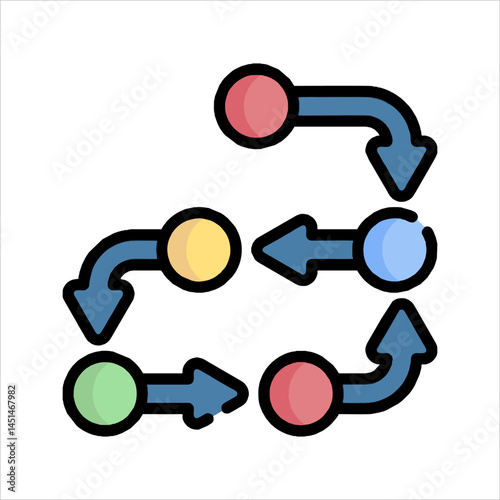 bicycle icon vector illustration