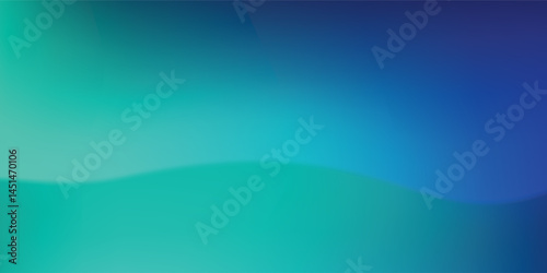 Modern Blue-green gradient studio room  abstract background pattern walls and floor reflect neon lights  dark tones and feel simple