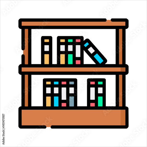 bookshelf with books