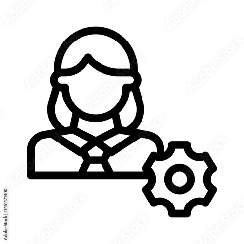 manager line icon