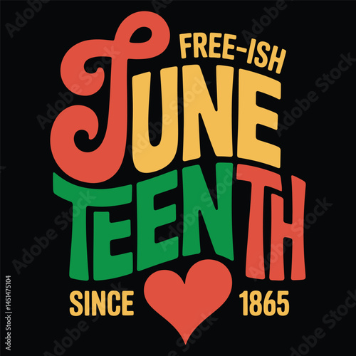 Juneteenth T-shirt Design, Hoodie Design, and more uses