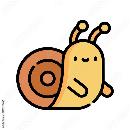 funny snail cartoon