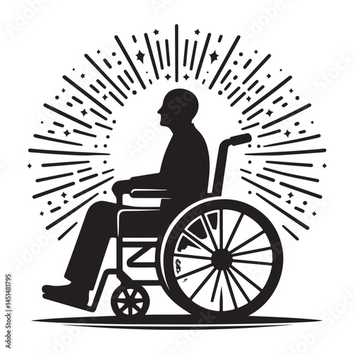man in wheelchair