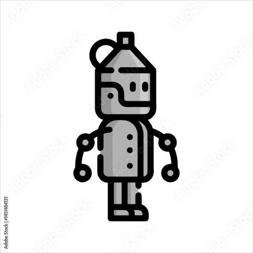 funny cartoon robot
