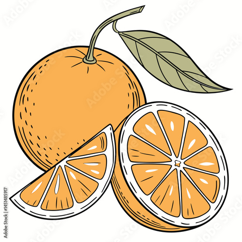 Orange Adobe Illustrator Artwork