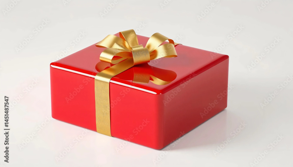 Elegant Red Gift Box with Gold Ribbon Bow Highlighting Festive and Celebration Themes
Elegant Red Gift Box with Gold Ribbon Bow Highlighting Festive and Celebration Themes