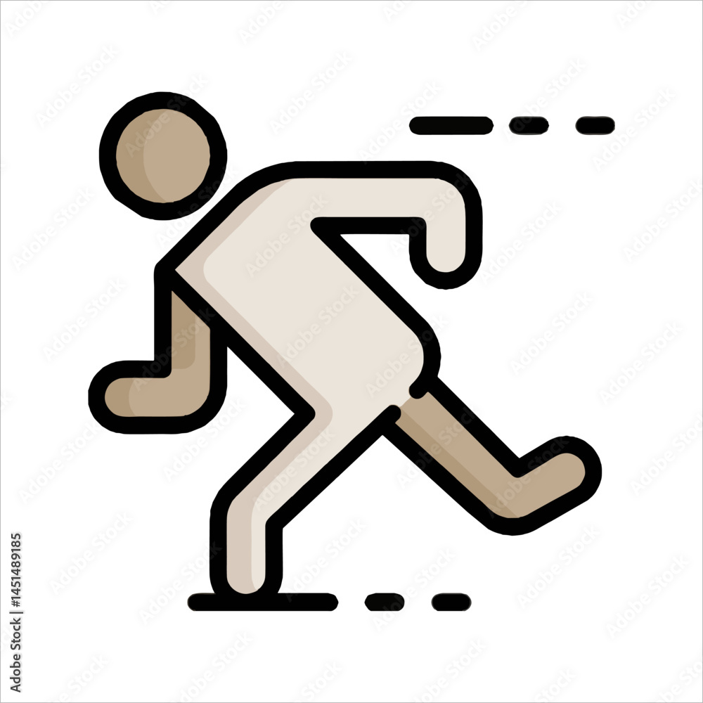 running man icon running man icon