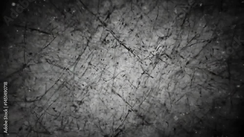 Abstract grunge texture with dark lines and white spots overlaying it
