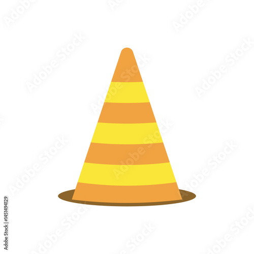 Vector of a roadblock or barrier. Suitable for restriction, obstacle, warning, or under-construction concepts.