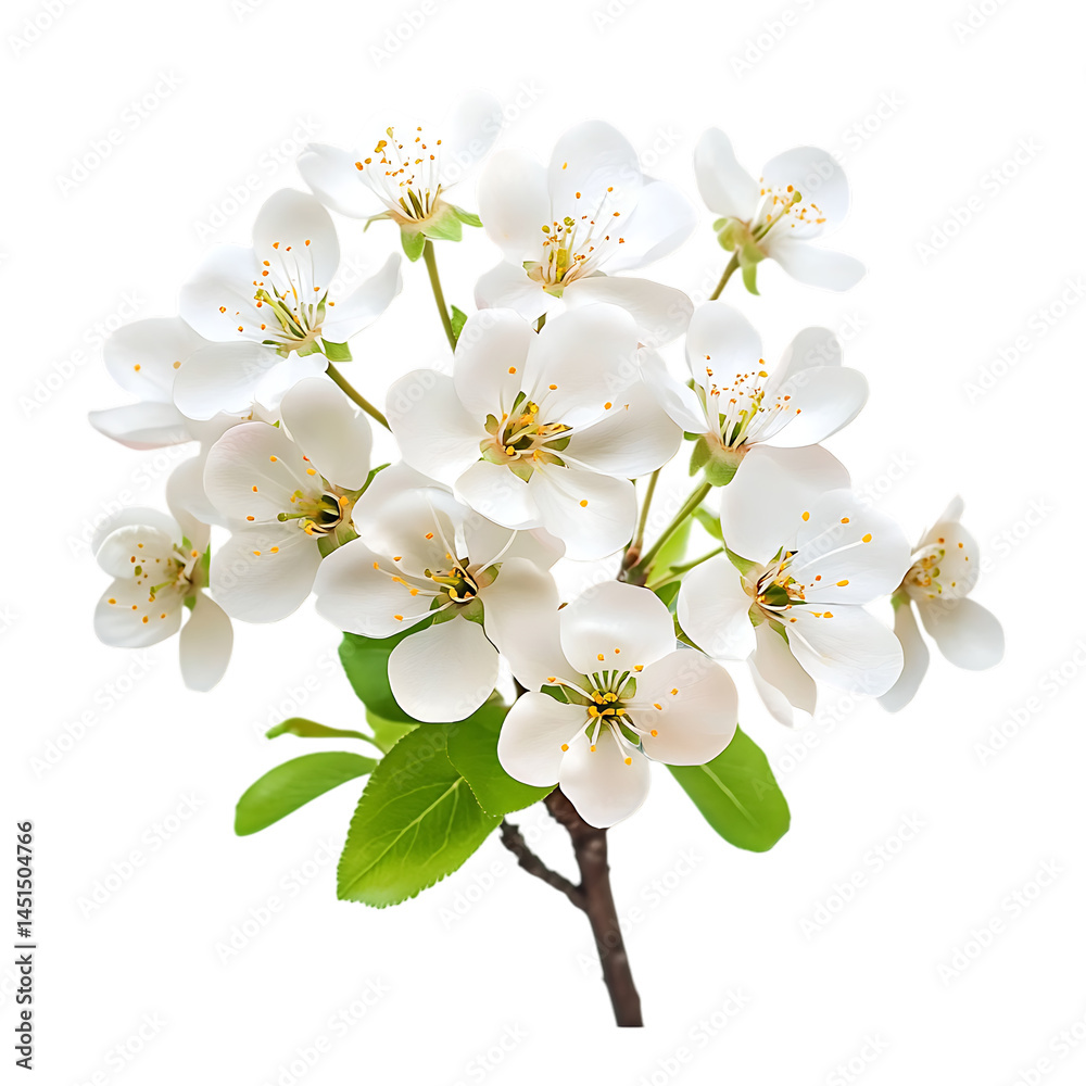 Obraz premium White flower png